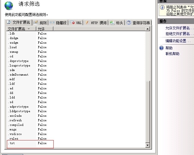 iis安全优化（禁止从外部通过站点域名下文件的绝对路径游览文件内容）_优化_04