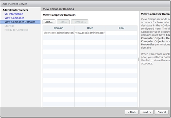 VMware Horzion View 6.0 Part 2 之 vCenter及Composer关联_VMware View Composer_13