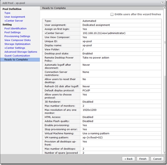 VMware Horzion View 6.0 Part 5 之桌面池的创建_VMware Horizon View_13