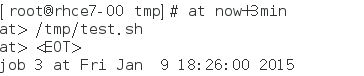 RHCE 学习笔记（18) 计划任务 at和 crontab_AT_03
