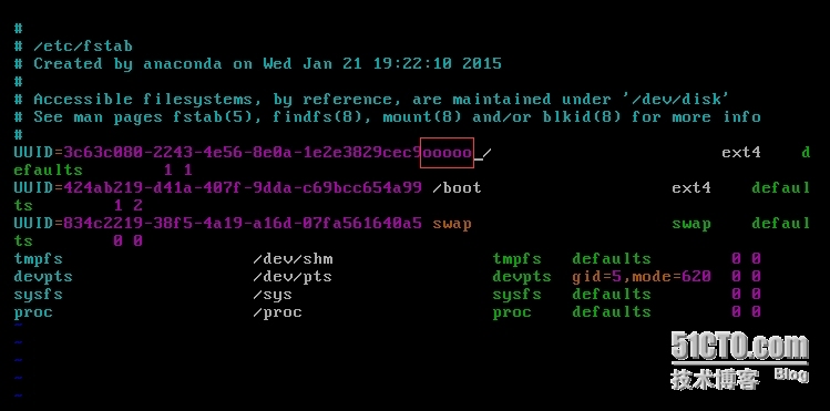 Centos6.6系统fstab故障及root用户密码恢复案例_root_17