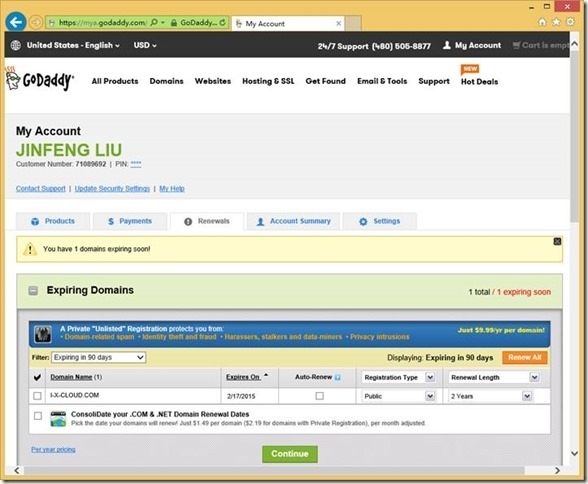 Lync 小技巧-50-申请属于自己的域名-续费-Godaddy_Godaddy_03