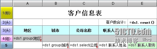 润乾集算报表呈现输出之表头重复_表头重复_04