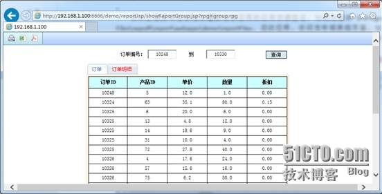 润乾集算报表呈现一组多个报表_报表组打印_07