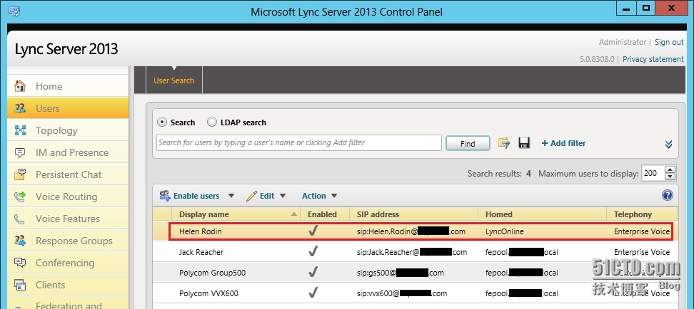 Lync 2013 混合部署_混合部署_50