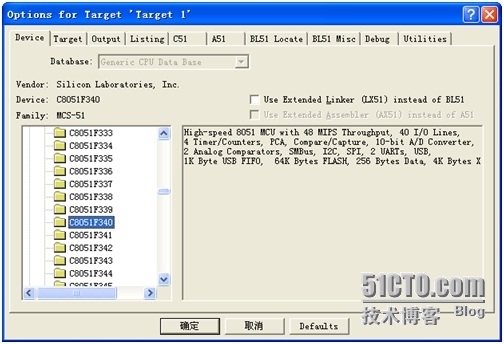 关于C8051F340芯片使用KeiluVision3软件的配置_关于C8051F340芯片使用Keilu