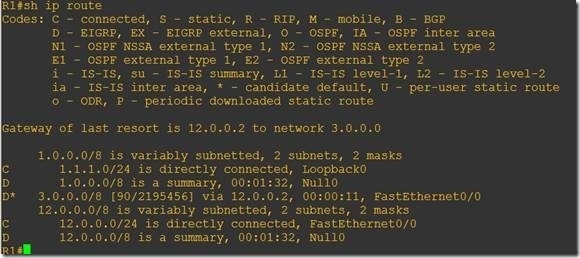 Eigrp 默认路由 (ip default-gateway 方式)_eigrp_11