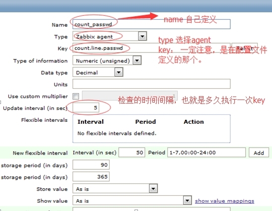 Zabbix 一个具体例子的实现_监控条目_03