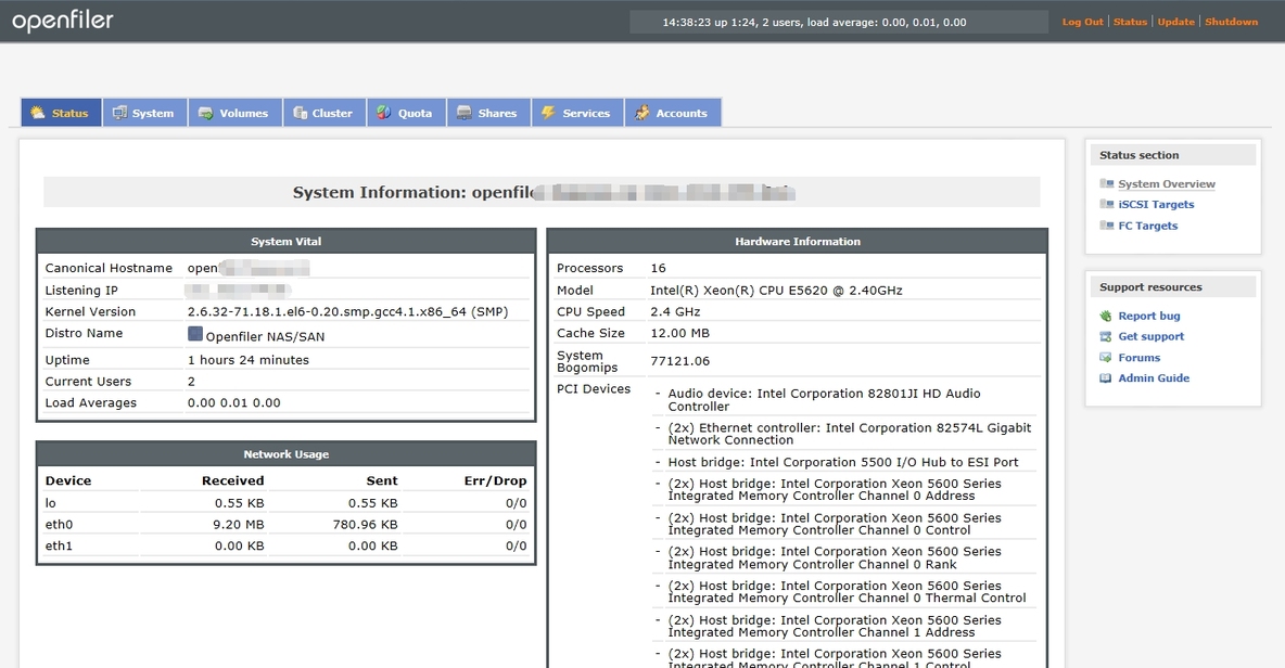 Openfiler 一个廉价的网络存储解决方案_openfiler_03