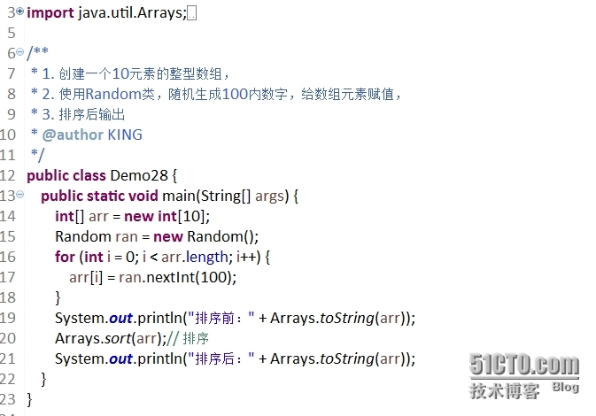 Java基础学习笔记 -- 9(数组)_程序_05