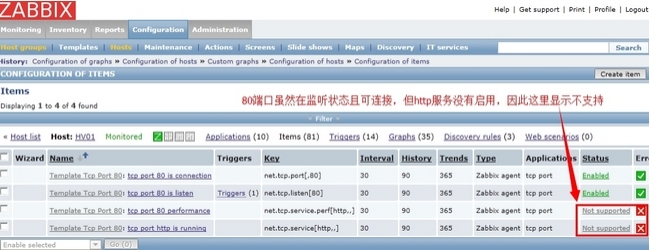 zabbix自动监控Linux端口 , 自动和手动监控windows端口 ，zabbix自动监控windows服务_zabbix_31