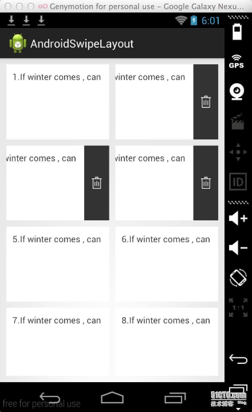 SwipeLayout 类似ListView item滑动删除动画_动画_03