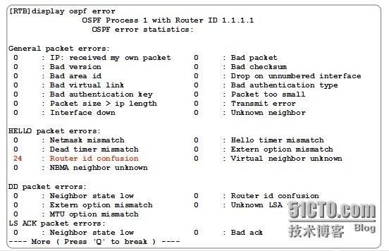 HCNP学习笔记之OSPF协议原理及配置9-OSPF故障排除_HCNP OSPF 故障排除