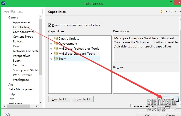 MyEclipse工具disable maven nature后 恢复maven依赖_项目