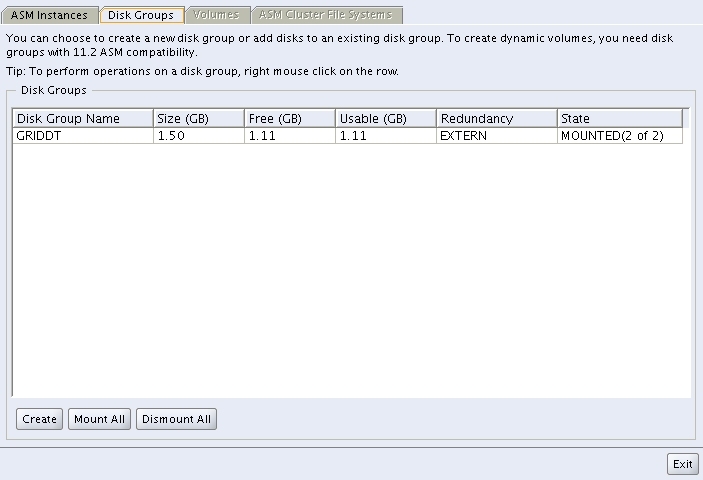 Oracle 学习之RAC(五) 创建ASM磁盘组_create asm disk