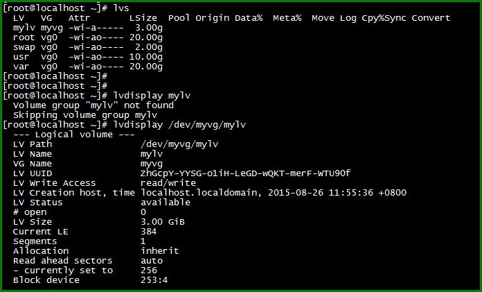 Linux磁盘管理--LVM原理及基本操作_磁盘管理_05