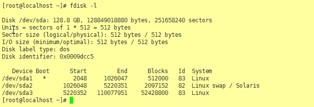 Linux磁盘分区管理_分区