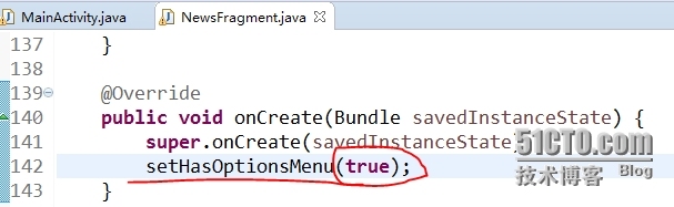 android fragment中代码添加OptionsMenu_android