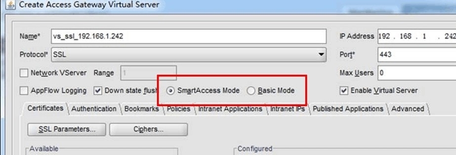 NetScaler 10.5之后的Basic/Smart Access mode 配置_style