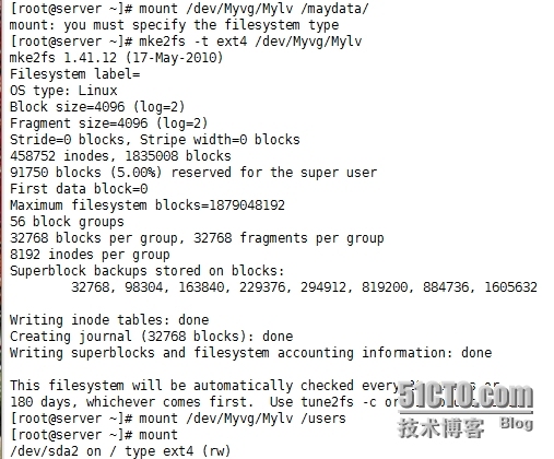 LVM基本应用 扩展及缩减实现_LVM  PV  VG  _08