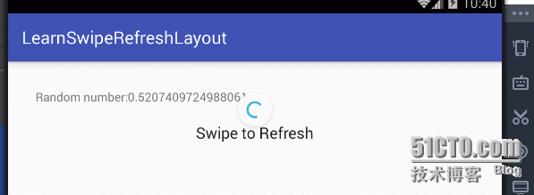 android 自带的下拉刷新控件，含Demo（SwipeRefreshLayout控件）_android