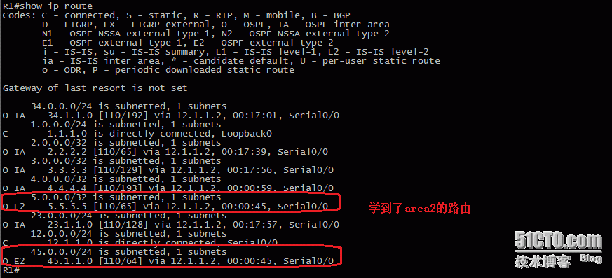 24、OSPF配置实验之不规则区域多进程双向重分布_24、OSPF配置实验之不规则区域多进程_04