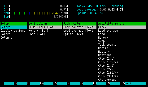  htop/dstat/ps命令的使用_信息_04