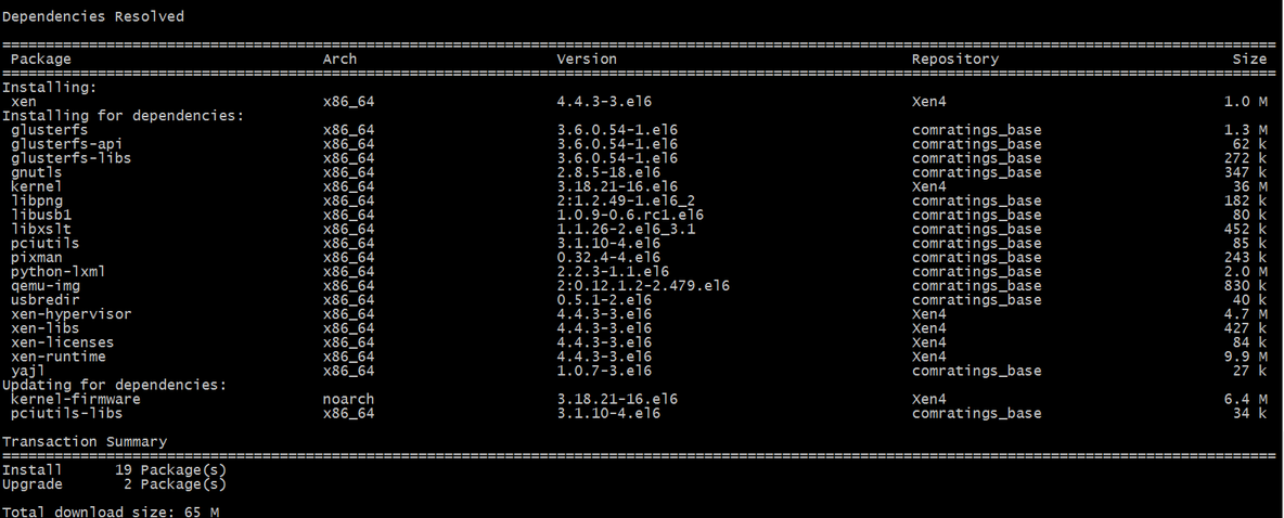 CentOS 6.5安装Xen虚拟化_虚拟化