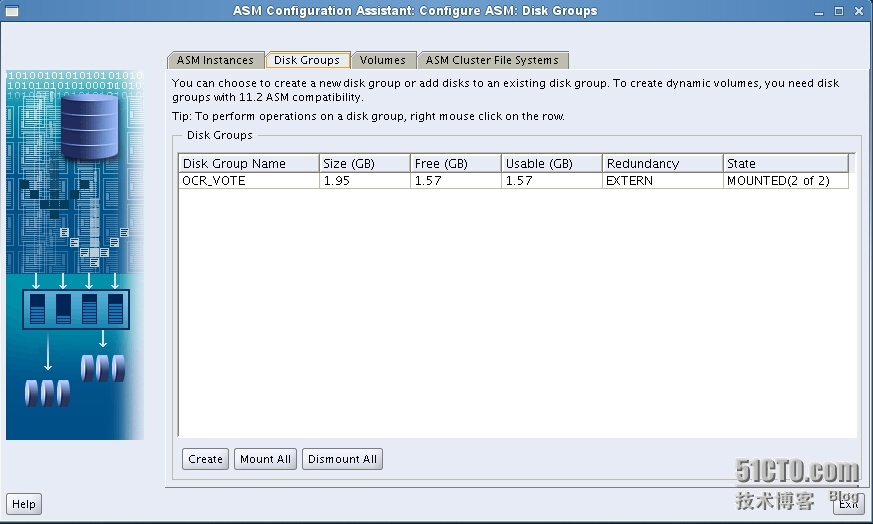 Installation Oracle11gR2 RAC One Node ----创建ASM磁盘组_RAC