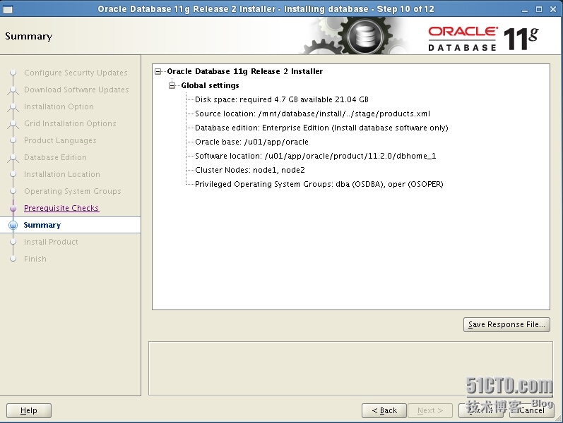 Installation Oracle11gR2 RAC One Node ---安装数据库软件_ONE_12