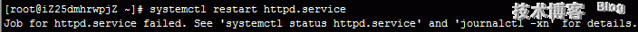 Job for httpd.service failed. See 'systemctl status httpd.service' _error