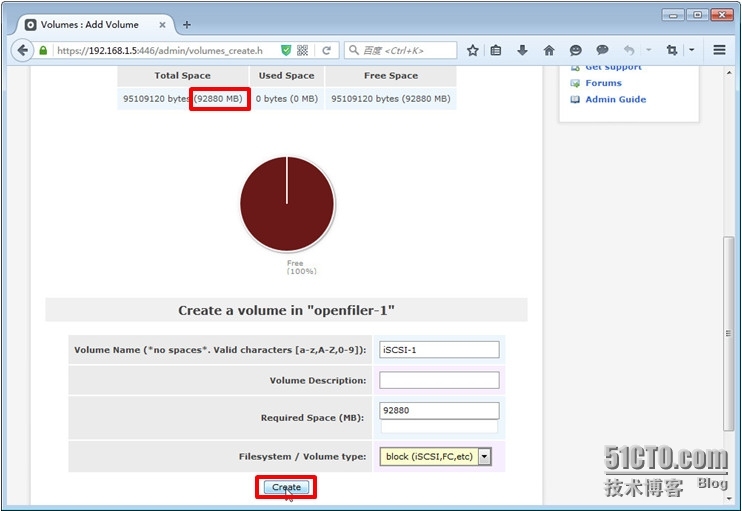 基于iSCSI下的openfiler2.99下使逻辑卷最大化（命令行方式）_iSCSI_14