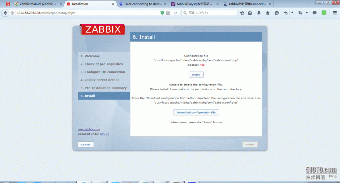 基于lamp环境编译安装zabbix_zabbix_06