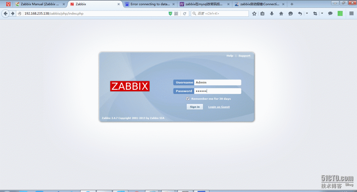 基于lamp环境编译安装zabbix_agent_10