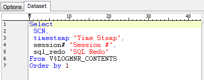 Toad使用方法之导出LogMiner信息_oracle_05