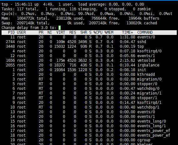 linux进程及作业管理的四大长老-htop/ dstat /top/ ps_管理_10