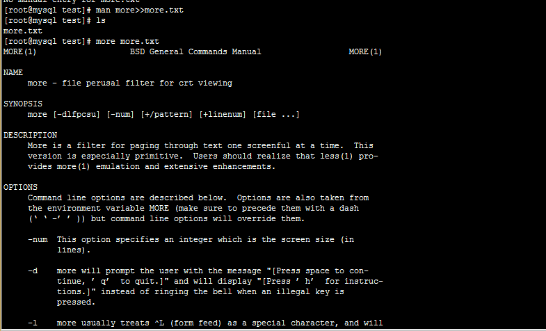 Linux常用命令--more_more