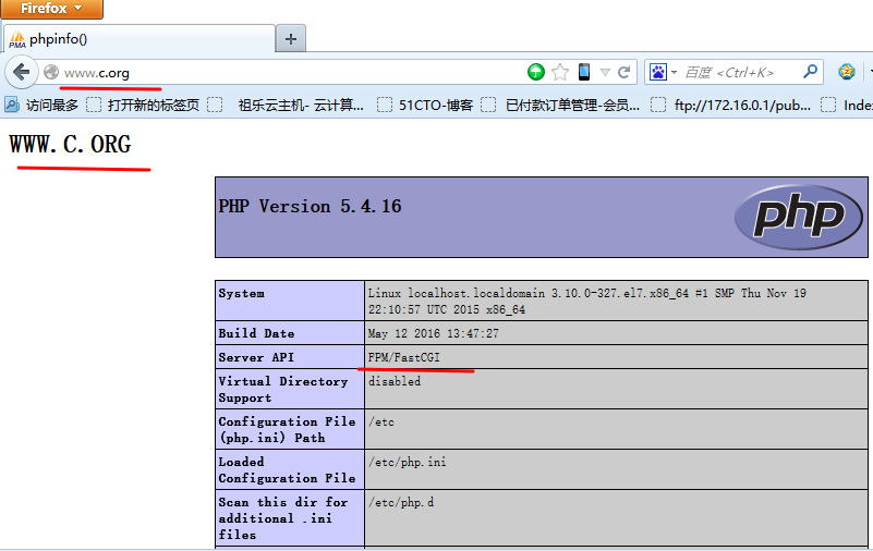 CentOS 7系统之 lamp (php-fpm)详解_虚拟主机_08