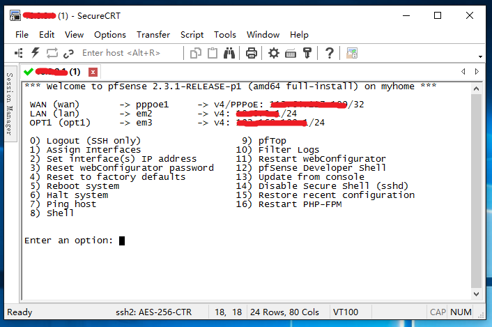 pfsense 2.3企业应用-启用SSH管理_pfsense_10