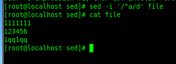 sed的工作原理及使用_shell_09