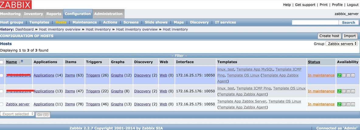 zabbix Maintenance维护周期_Maintenance_05