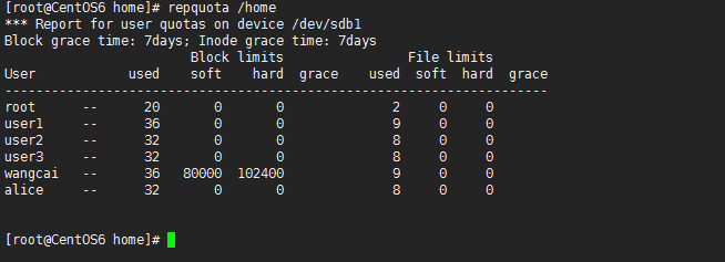 Linux系统下如何实现文件系统配额_文件系统_16