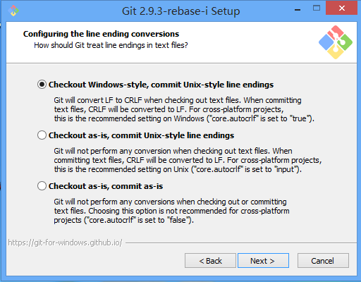 在windows上，Git-2.9.3-rebase-i-64-bit安装和初始化_安装_05