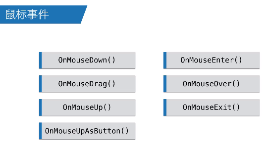【蓝鸥Unity开发基础三】课时13 鼠标事件_Unity
