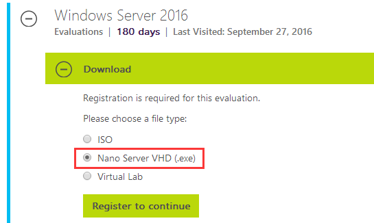 快速部署Windows Nano Server 2016 Hyper-V虚拟机_Server_02