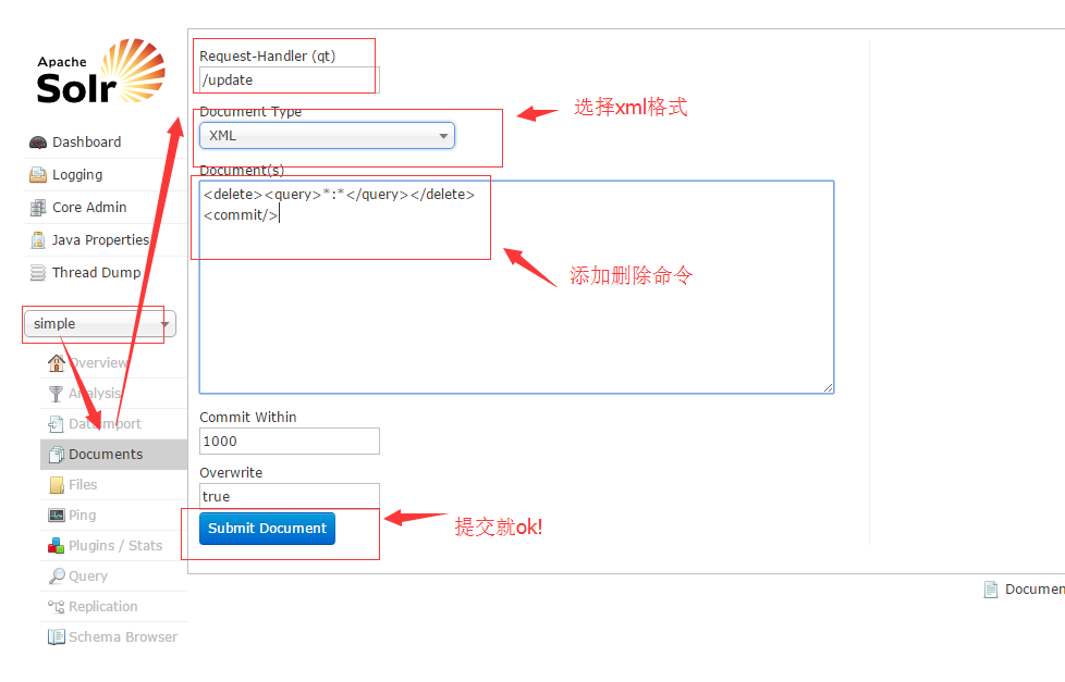 （solr系列:四）将mysql数据库中的数据导入到solr中及删除solr中导入的数据_导入数据_05