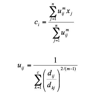 模糊c均值聚类和k-means聚类的数学原理_均值_13