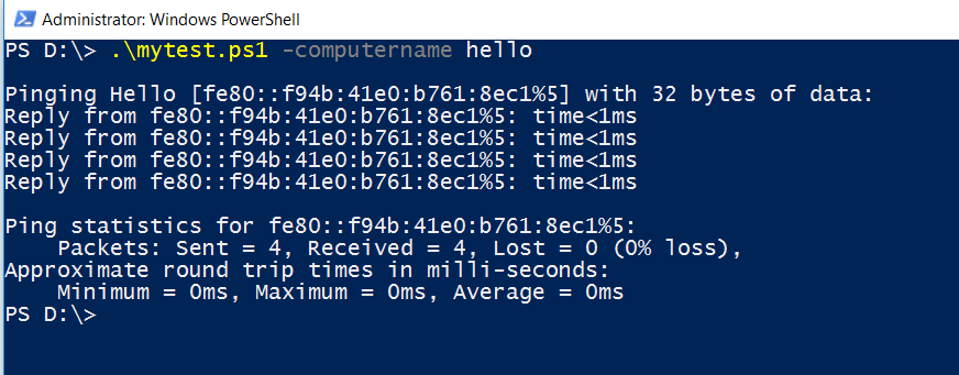 Windows PowerShell: Defining Parameters_powershell_03