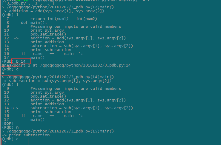 Python -- pdb调试工具_python_06