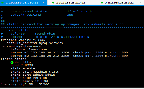 HAproxy负载均衡MYSQL双主_MYSQL_18